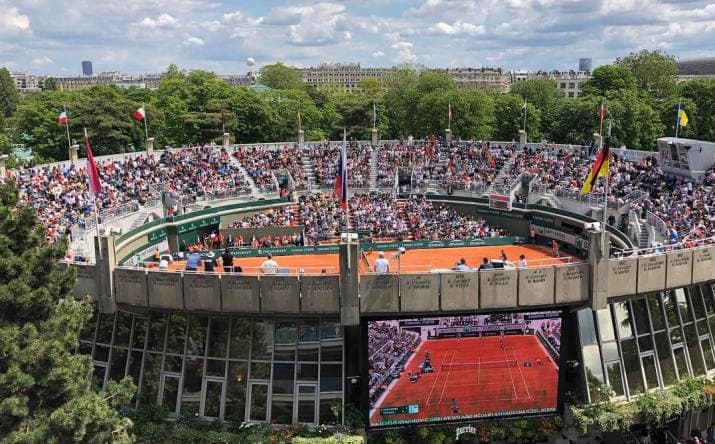 Image d'illustration pour La météo des internationaux de tennis de Roland Garros