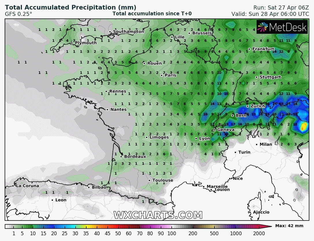 Image d'illustration pour Sécheresse : des pluies très bénéfiques en avril près de la Méditerranée
